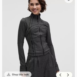 Define Cropped Jacket - Herringbone Thicker Define